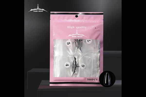 20751.4- TIPS SOFT GEL ALMENDRA *500 EN BOLSA TRANSPARENTE