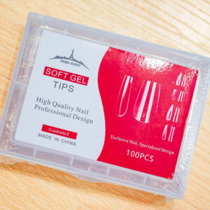20251.2- TIPS SOFT GEL CUADRADA*100PCS #2 EN CAJA